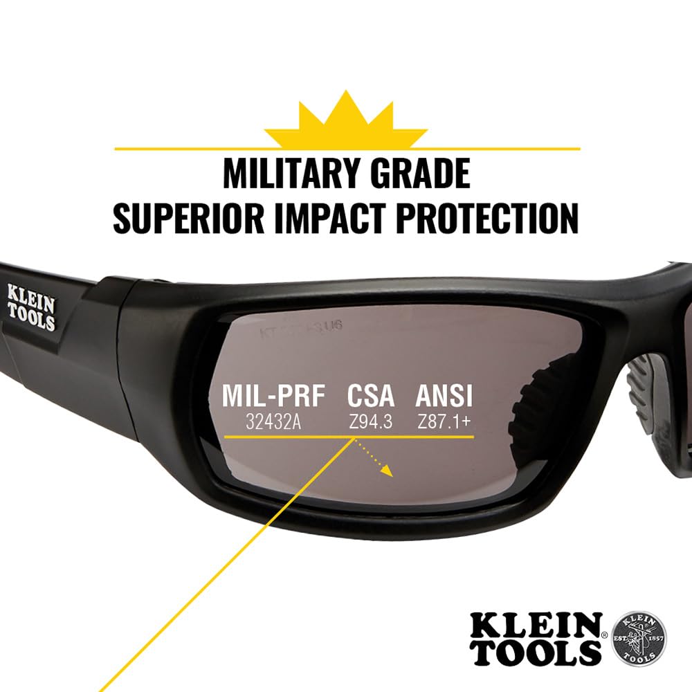 Foto 3 pulgar | Gafas De Seguridad Klein Tools 60164 Con Marco Completo Y Lente Gris - Venta Internacional.