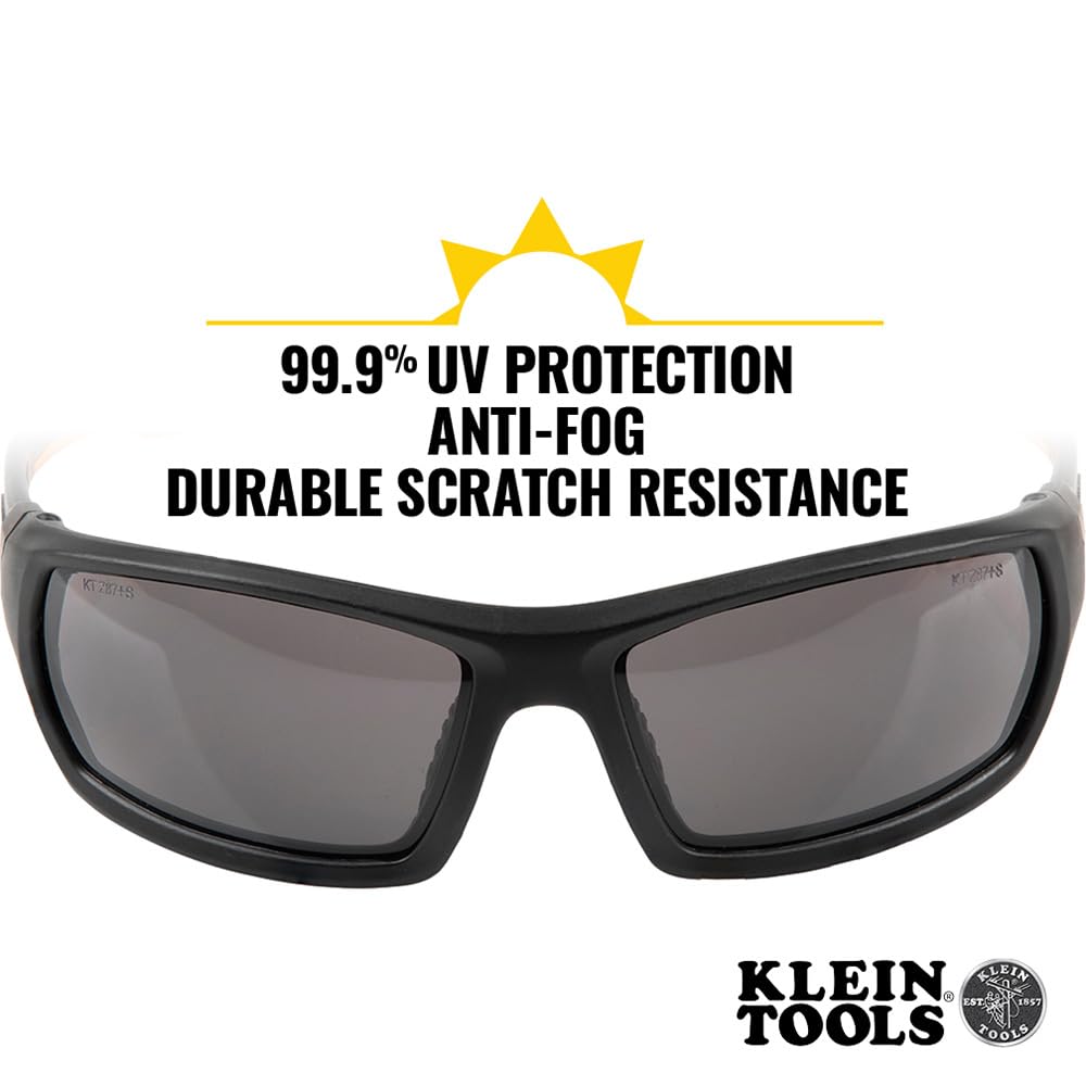 Foto 4 pulgar | Gafas De Seguridad Klein Tools 60164 Con Marco Completo Y Lente Gris - Venta Internacional.