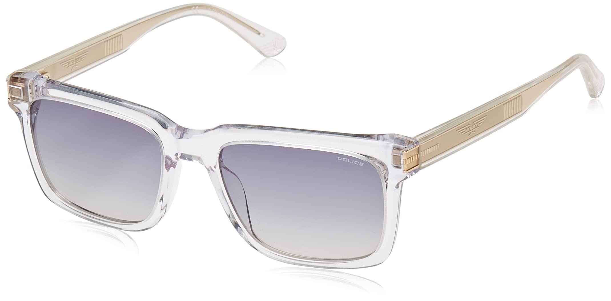 Gafas Police Para Hombre, Modernas, Estándar, 0885, 55 Mm, Con Funda - Venta Internacional.