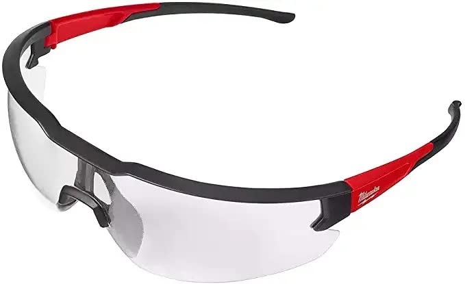 Foto 4 pulgar | Gafas De Seguridad Milwaukee, Antivaho, Lentes Transparentes, Negras Y Rojas, 2 Unidades - Venta Internacional.