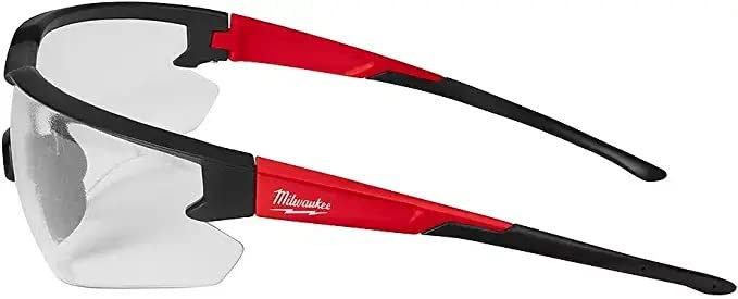 Foto 5 pulgar | Gafas De Seguridad Milwaukee, Antivaho, Lentes Transparentes, Negras Y Rojas, 2 Unidades - Venta Internacional.