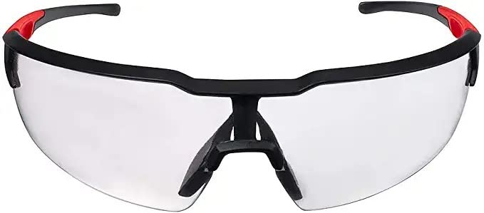 Foto 6 pulgar | Gafas De Seguridad Milwaukee, Antivaho, Lentes Transparentes, Negras Y Rojas, 2 Unidades - Venta Internacional.