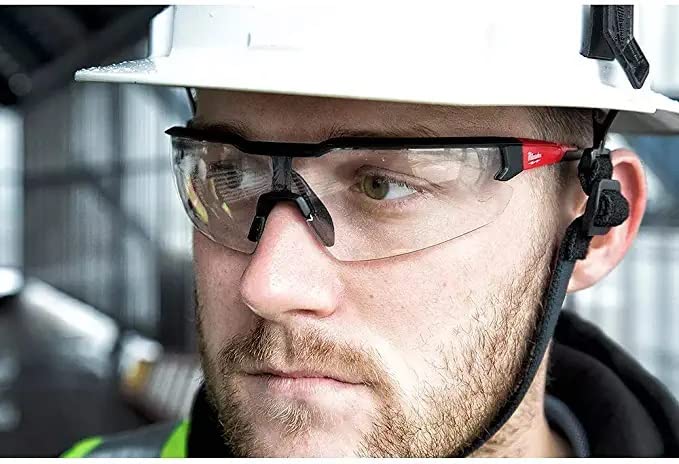 Foto 8 pulgar | Gafas De Seguridad Milwaukee, Antivaho, Lentes Transparentes, Negras Y Rojas, 2 Unidades - Venta Internacional.