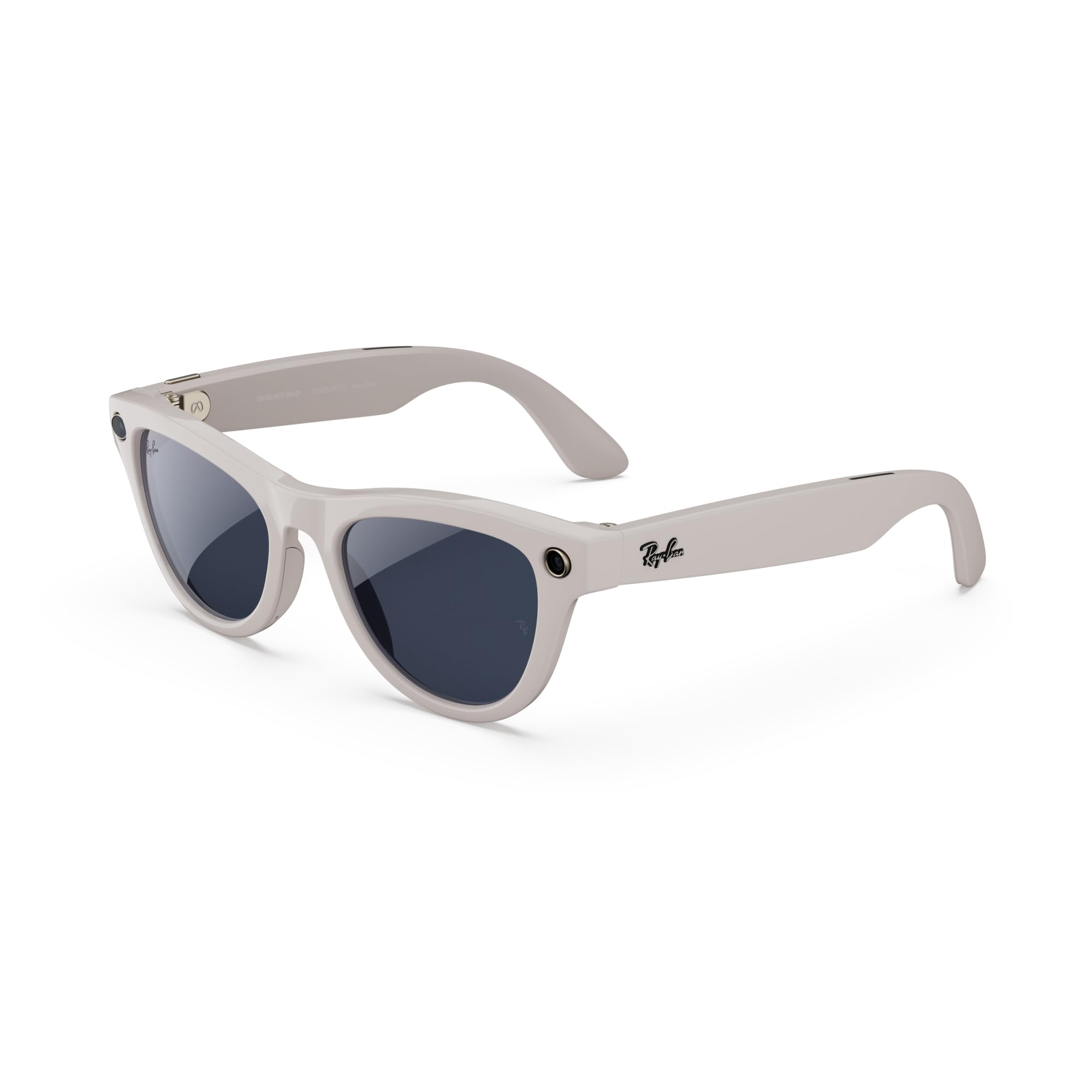 Foto 2 pulgar | Gafas De Sol Meta Skyler Cat Eye Shiny Chalky Grey Para Mujer - Venta Internacional.