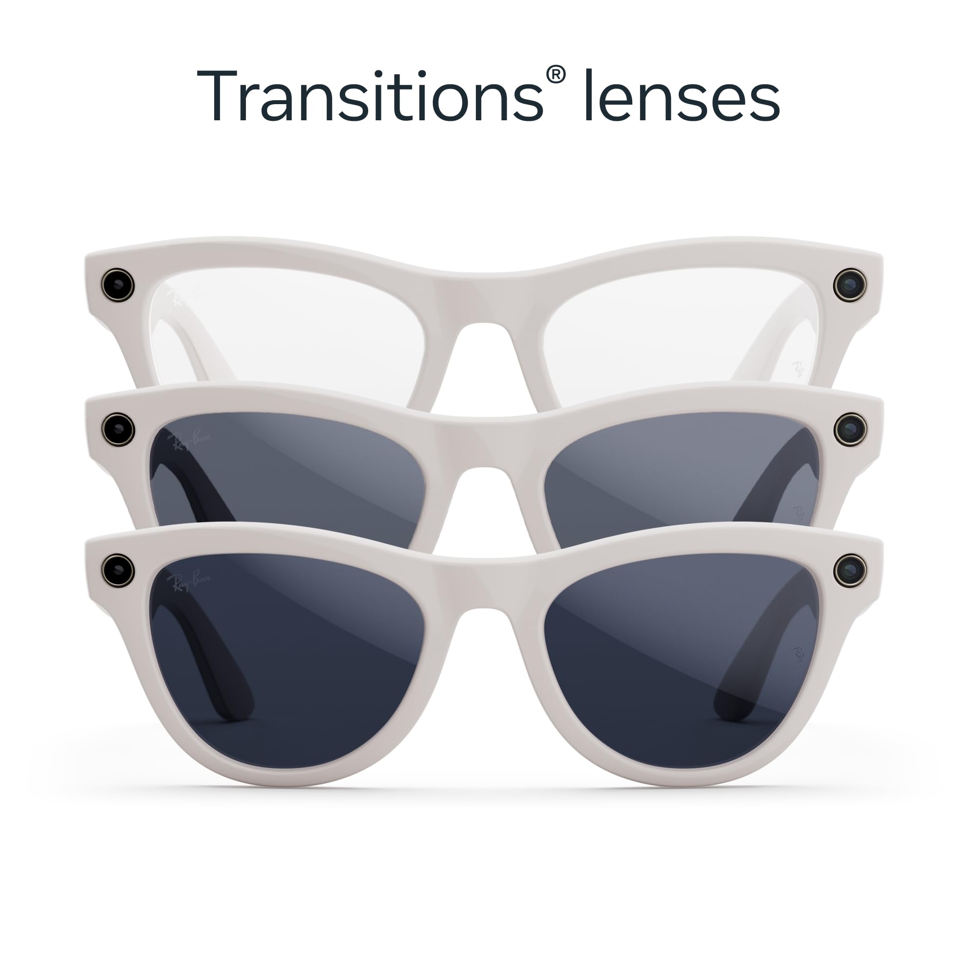 Foto 2 | Gafas De Sol Meta Skyler Cat Eye Shiny Chalky Grey Para Mujer - Venta Internacional.