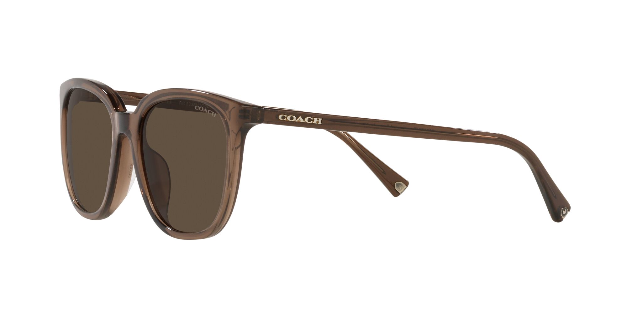 Foto 4 pulgar | Lente De Sol Coach 0hc8338u Color Marrón Sólido Forma Cuadrada