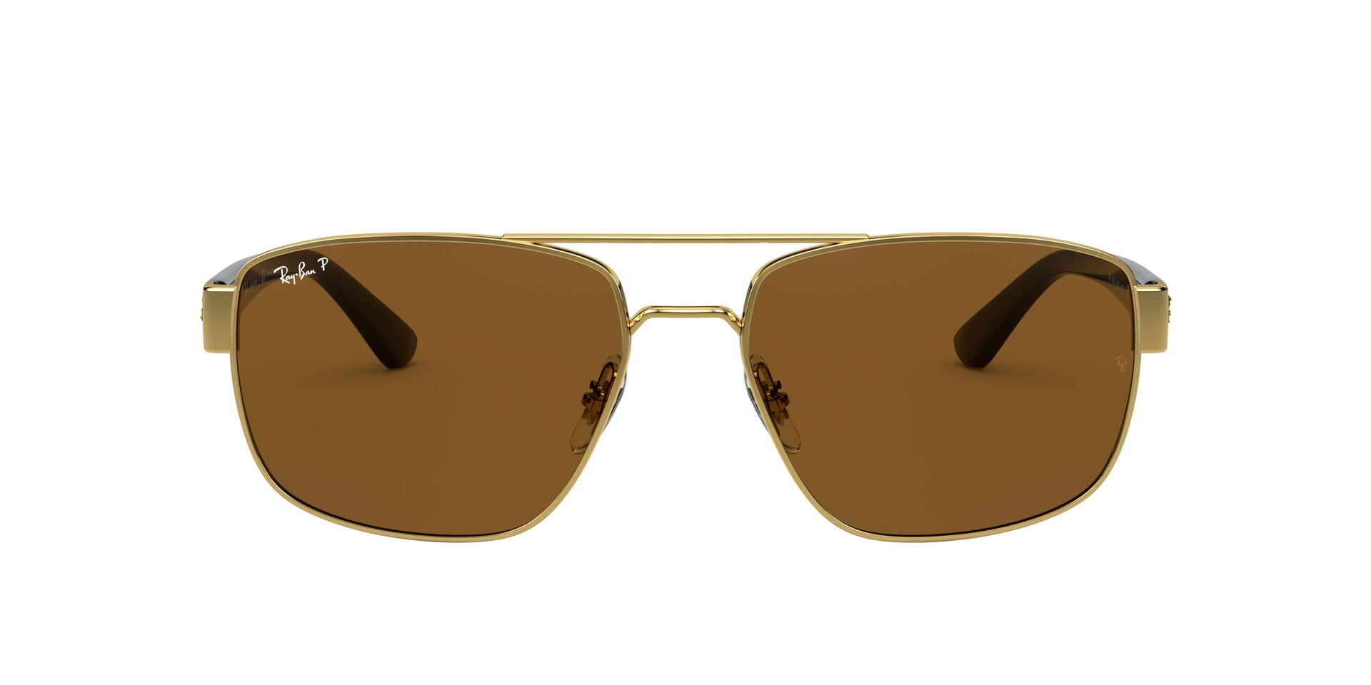 Foto 2 pulgar | Lente De Sol Ray-ban 0rb3663 Color Marrón Forma Irregular Polarizado