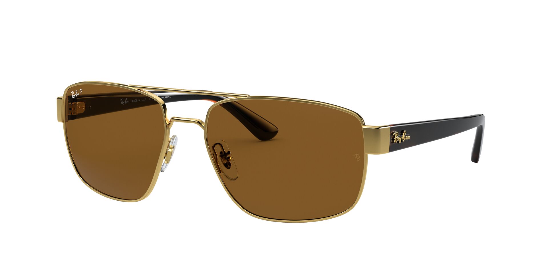 Foto 3 pulgar | Lente De Sol Ray-ban 0rb3663 Color Marrón Forma Irregular Polarizado