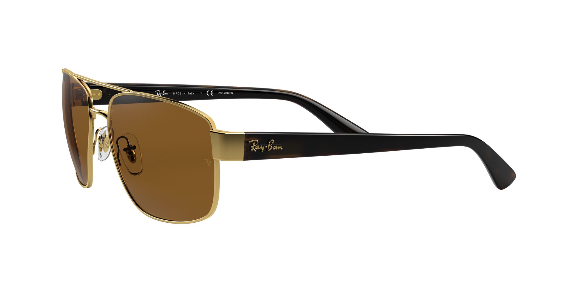 Foto 4 pulgar | Lente De Sol Ray-ban 0rb3663 Color Marrón Forma Irregular Polarizado