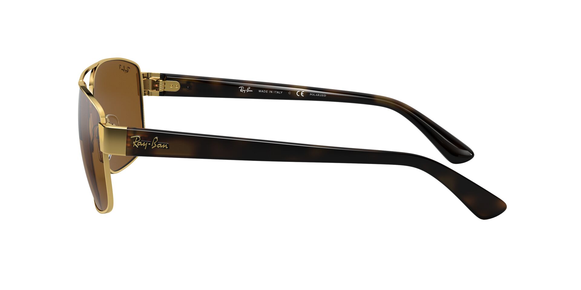 Foto 5 pulgar | Lente De Sol Ray-ban 0rb3663 Color Marrón Forma Irregular Polarizado