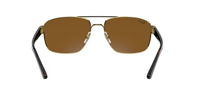 Foto 7 | Lente De Sol Ray-ban 0rb3663 Color Marrón Forma Irregular Polarizado