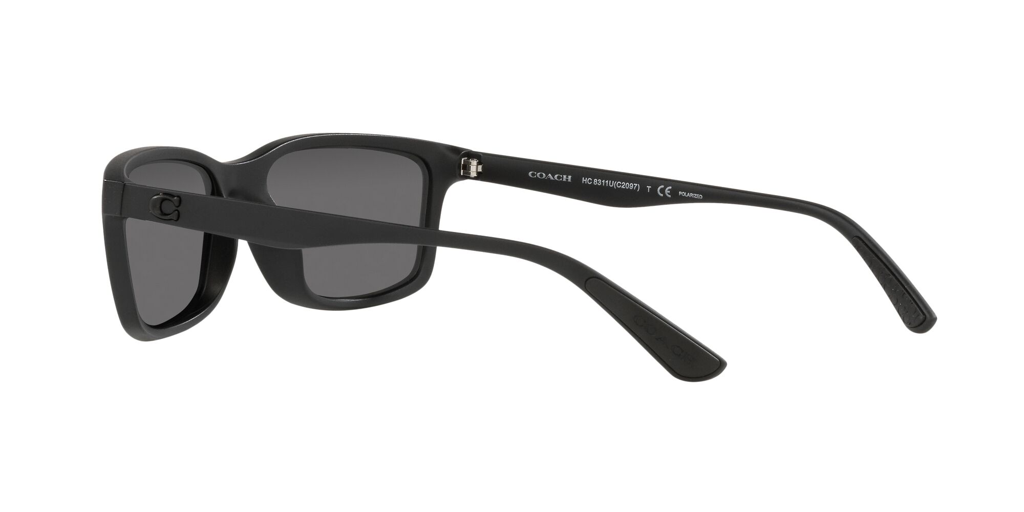 Foto 6 pulgar | Lente De Sol Coach 0hc8311u Color Gris Oscuro Espejeado Forma Rectangular Polarizado