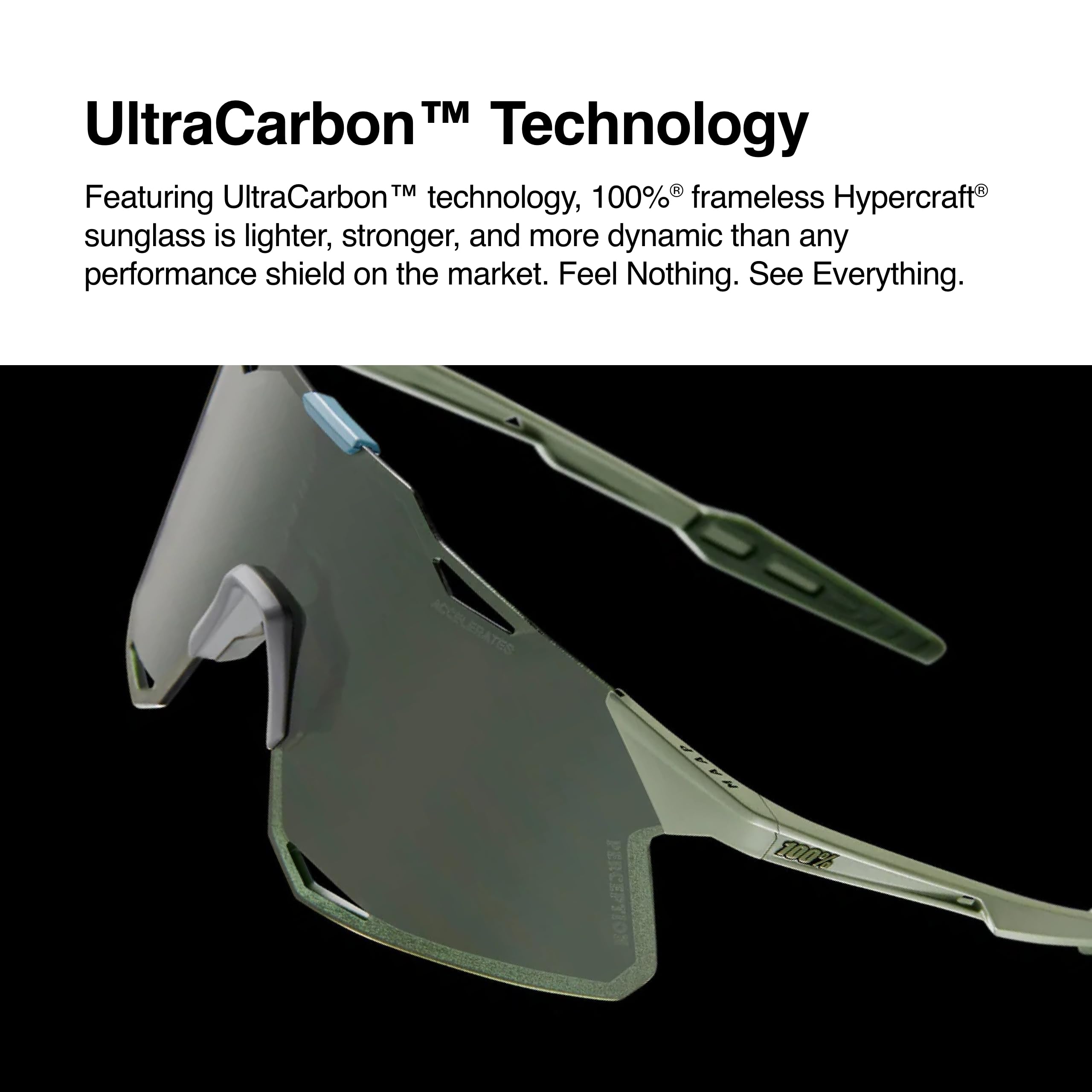 Foto 6 pulgar | Gafas De Sol 100% Hypercraft Sport Performance Sin Marco - Venta Internacional.