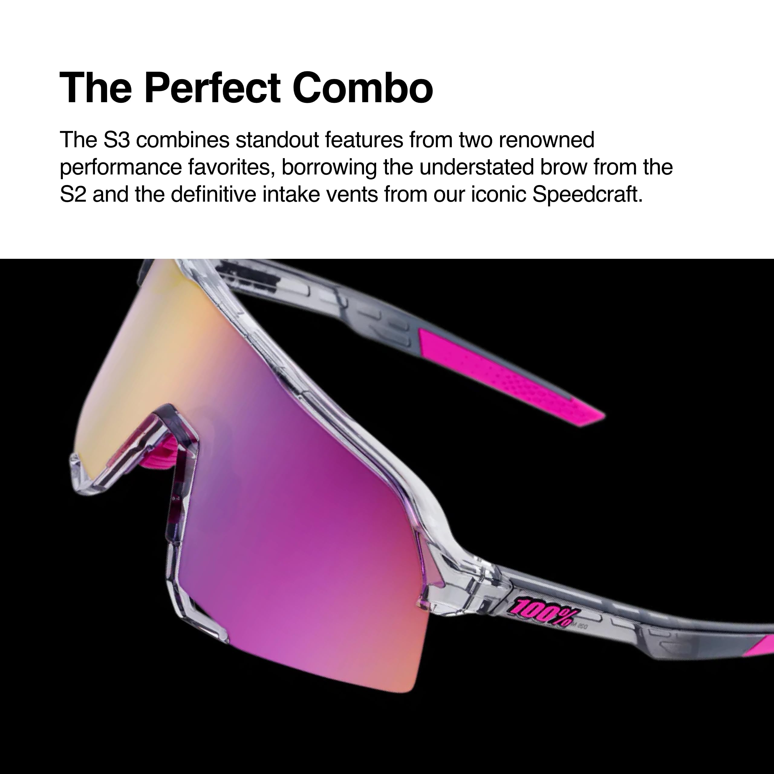 Foto 6 pulgar | Gafas De Sol Para Ciclismo 100% S3 Sport Performance Hiper Blue - Venta Internacional.