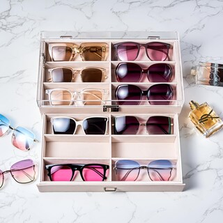 Foto 3 | Organizador De Gafas De Sol Procase Con 12 Ranuras, Superficie Acrílica Transparente - Venta Internacional.