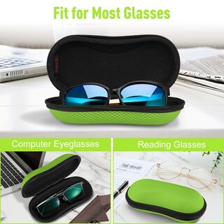 Foto 5 | Funda Para Gafas De Sol Fintie, Carcasa Dura De Eva, A Prueba De Golpes, Color Gris Esmeralda - Venta Internacional.