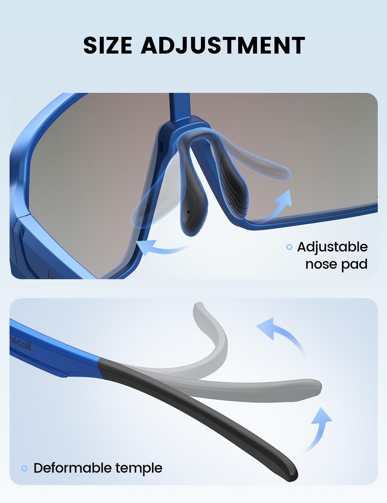 Foto 5 pulgar | Gafas De Sol Deportivas Lamicall Polarized Uv400 Para Hombre Y Mujer - Venta Internacional.