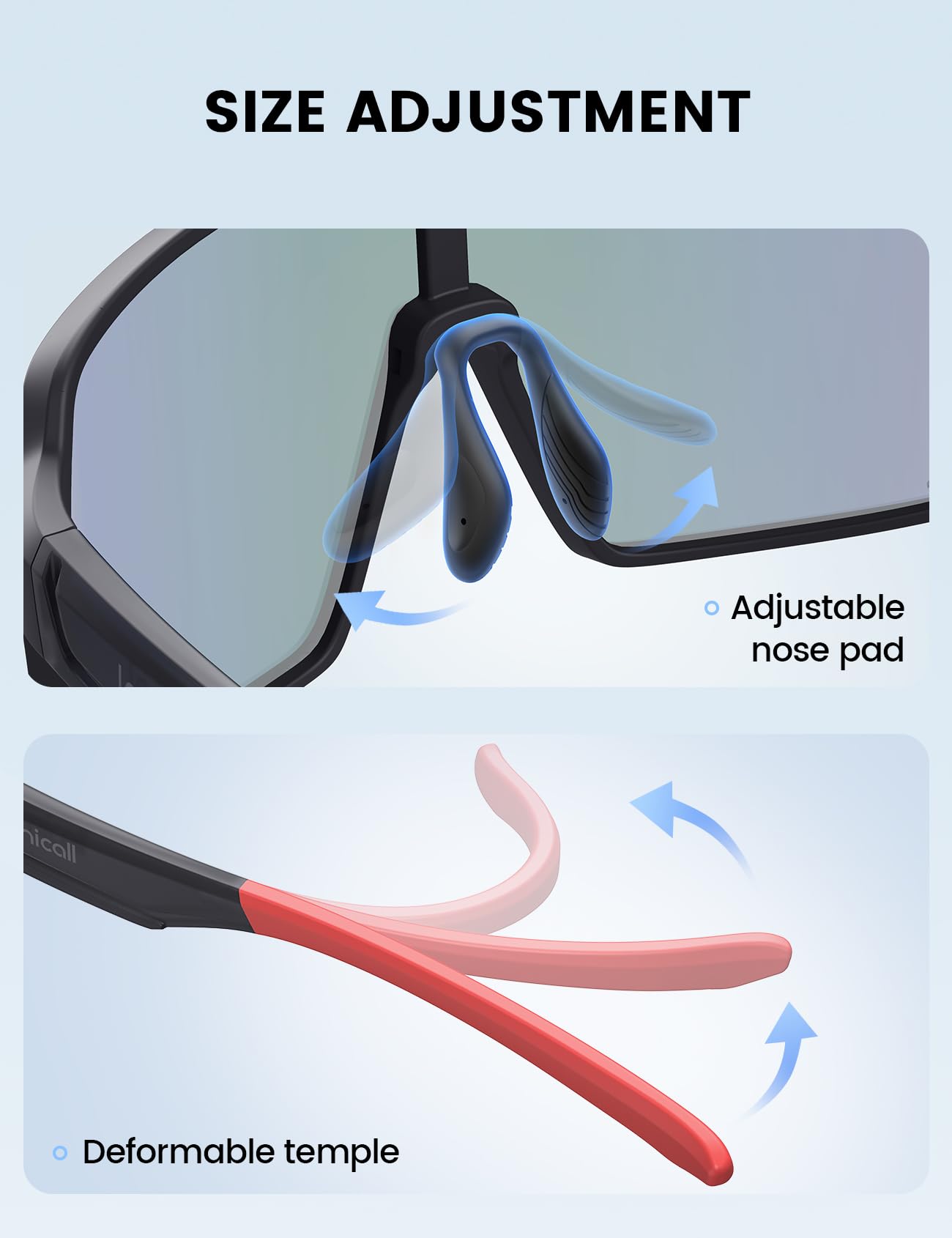 Foto 4 | Gafas De Sol Lamicall Polarized Sports Uv400 Para Hombre Y Mujer, Color Rojo - Venta Internacional.