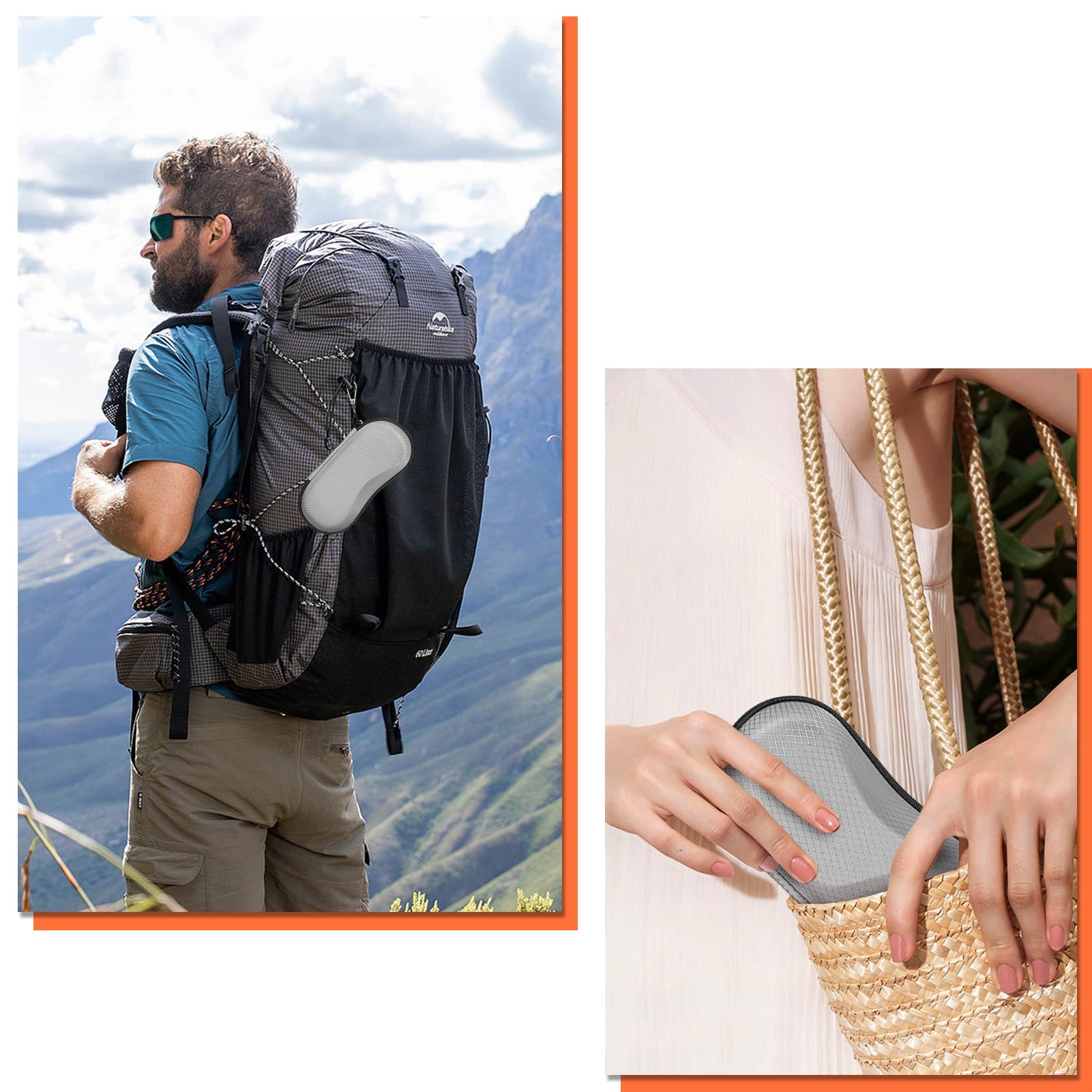 Foto 7 | Funda Para Gafas De Sol Fintie Hard Eva Shell A Prueba De Golpes, Gris - Venta Internacional.