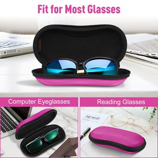 Foto 5 | Funda Para Gafas De Sol Fintie Hard Eva Shell A Prueba De Golpes, Magenta - Venta Internacional.