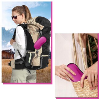 Foto 7 | Funda Para Gafas De Sol Fintie Hard Eva Shell A Prueba De Golpes, Magenta - Venta Internacional.