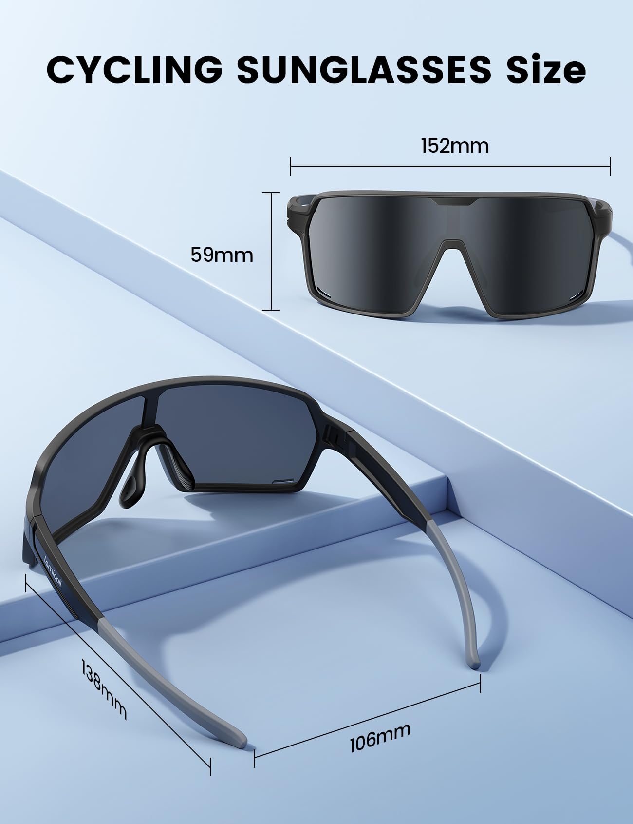Foto 5 | Gafas De Sol Lamicall Polarized Sports Uv400 Para Hombre Y Mujer - Venta Internacional.