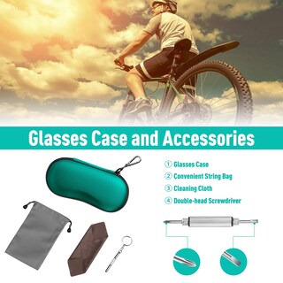 Foto 2 | Funda Para Gafas De Sol Fintie Hard Eva Shell A Prueba De Golpes, Color Verde - Venta Internacional.