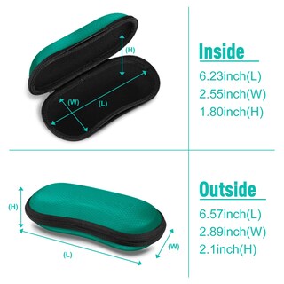 Foto 3 | Funda Para Gafas De Sol Fintie Hard Eva Shell A Prueba De Golpes, Color Verde - Venta Internacional.