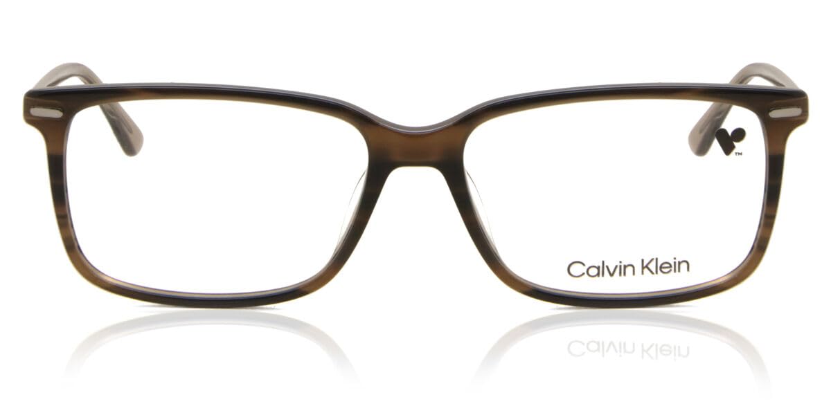 Foto 2 pulgar | Gafas Graduadas Calvin Klein Ck 22542 317 Rayadas Oliva - Venta Internacional.