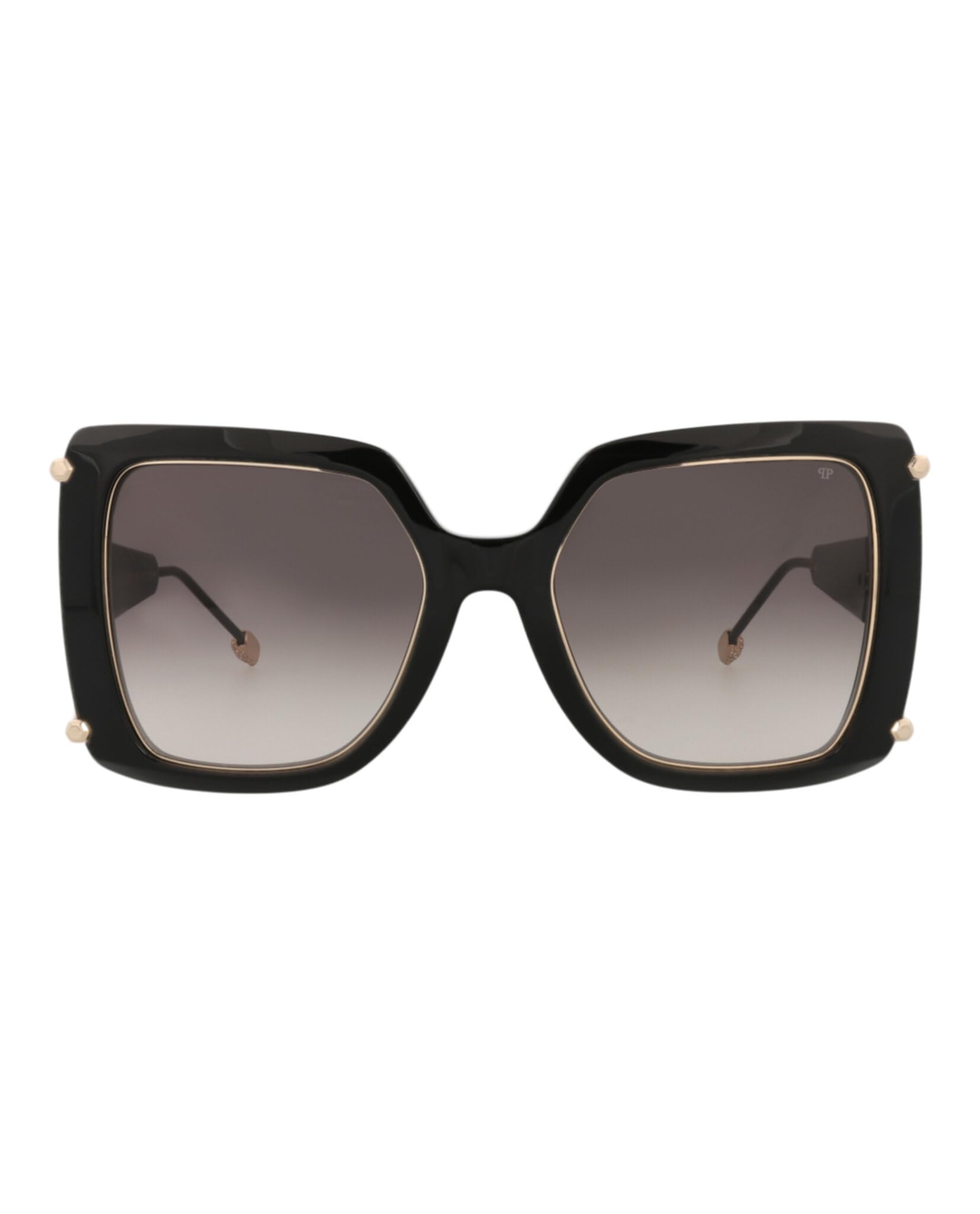 Foto 1 | Gafas De Sol Philipp Plein Spp 121 S 0700 Negras Para Unisex - Venta Internacional.