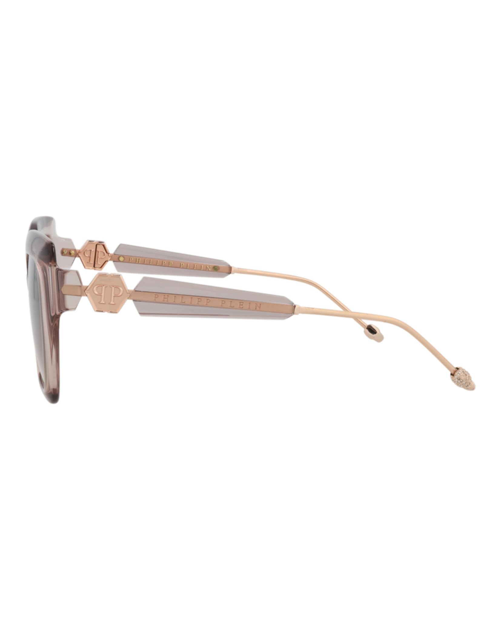 Foto 4 pulgar | Gafas De Sol Philipp Plein Spp 064 S 07t1 Brillantes, Transparentes, Be - Venta Internacional.