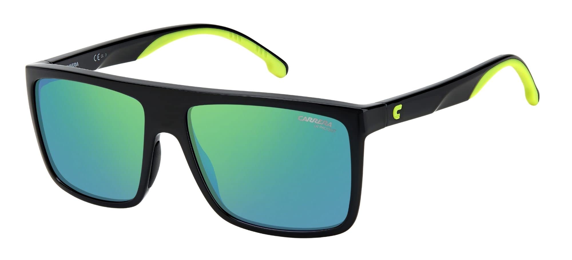 Foto 2 pulgar | Gafas De Sol Carrera Carrera 8055/s 7zj Para Hombre, Negro Y Verde - Venta Internacional.