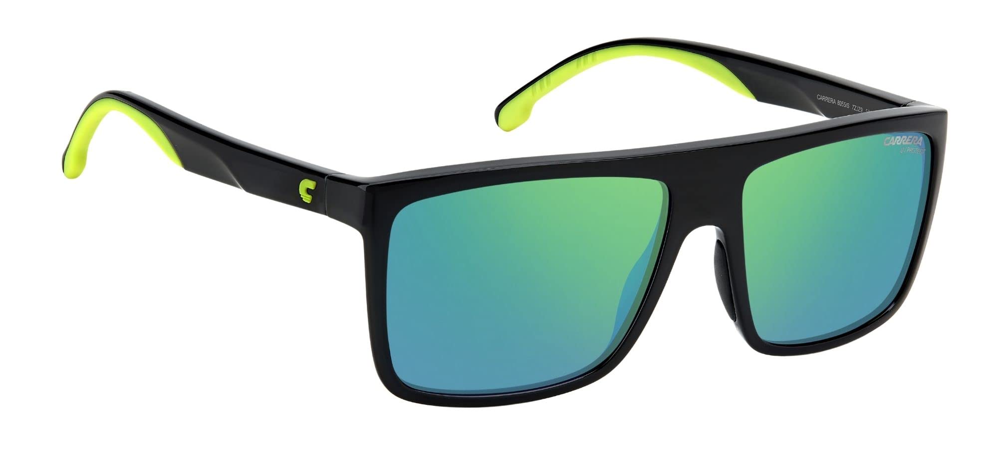 Foto 4 pulgar | Gafas De Sol Carrera Carrera 8055/s 7zj Para Hombre, Negro Y Verde - Venta Internacional.