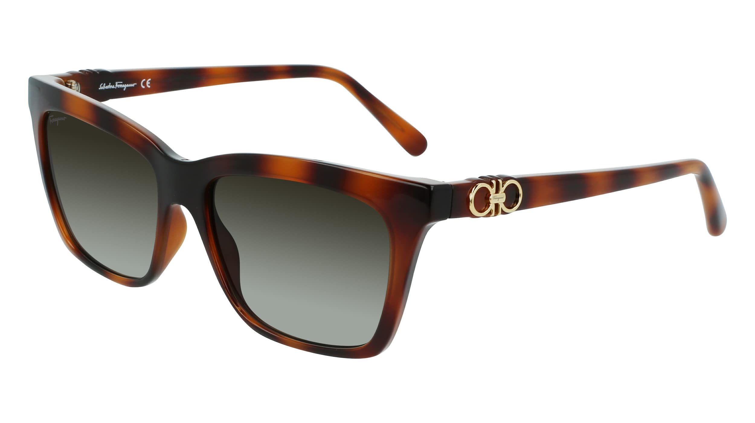 Foto 2 pulgar | Gafas De Sol Salvatore Ferragamo Sf 1027 S 214 Tortoise - Venta Internacional.