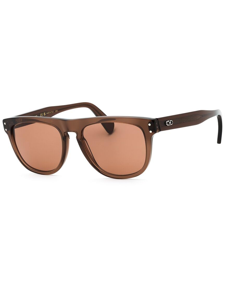 Foto 2 pulgar | Gafas De Sol Ferragamo Sf 1111 S 232 Marrón Transparente - Venta Internacional.