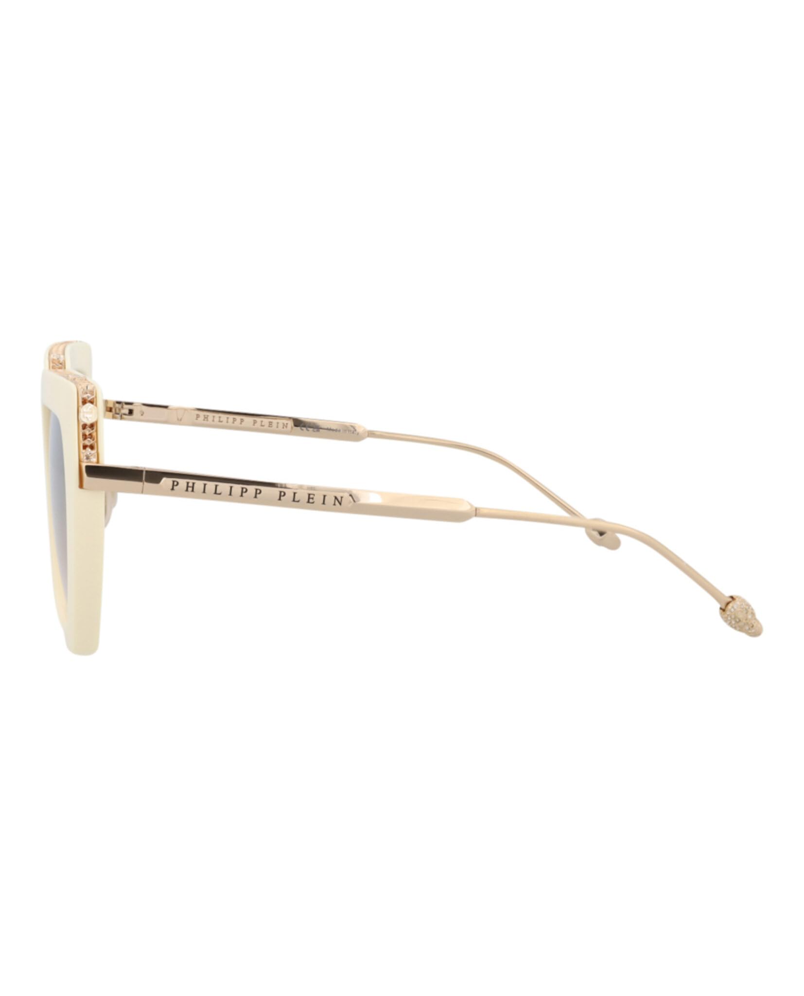 Foto 4 pulgar | Gafas De Sol Philipp Plein Spp 097 S 9zqg Full Ivory - Venta Internacional.