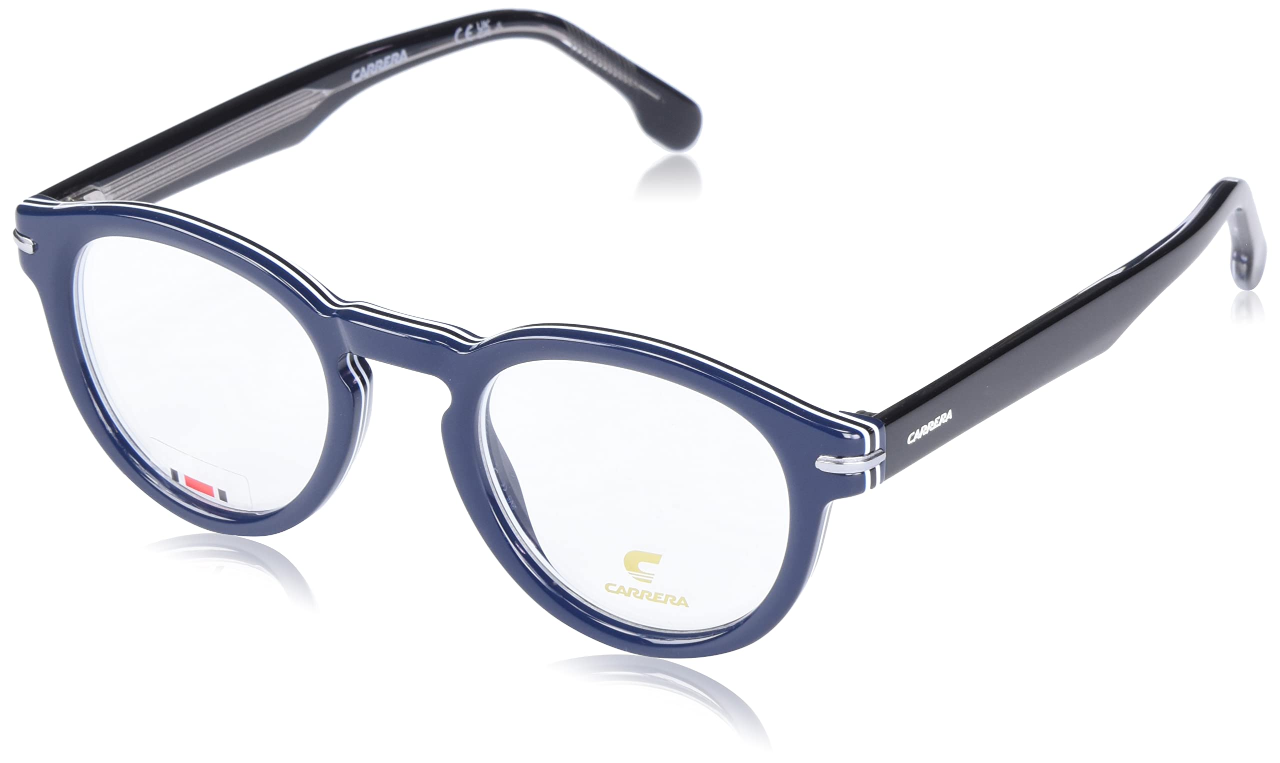 Foto 2 pulgar | Marco De Gafas Carrera Carrera 313 Y00 Con Rayas Azules De 47 Mm - Venta Internacional.