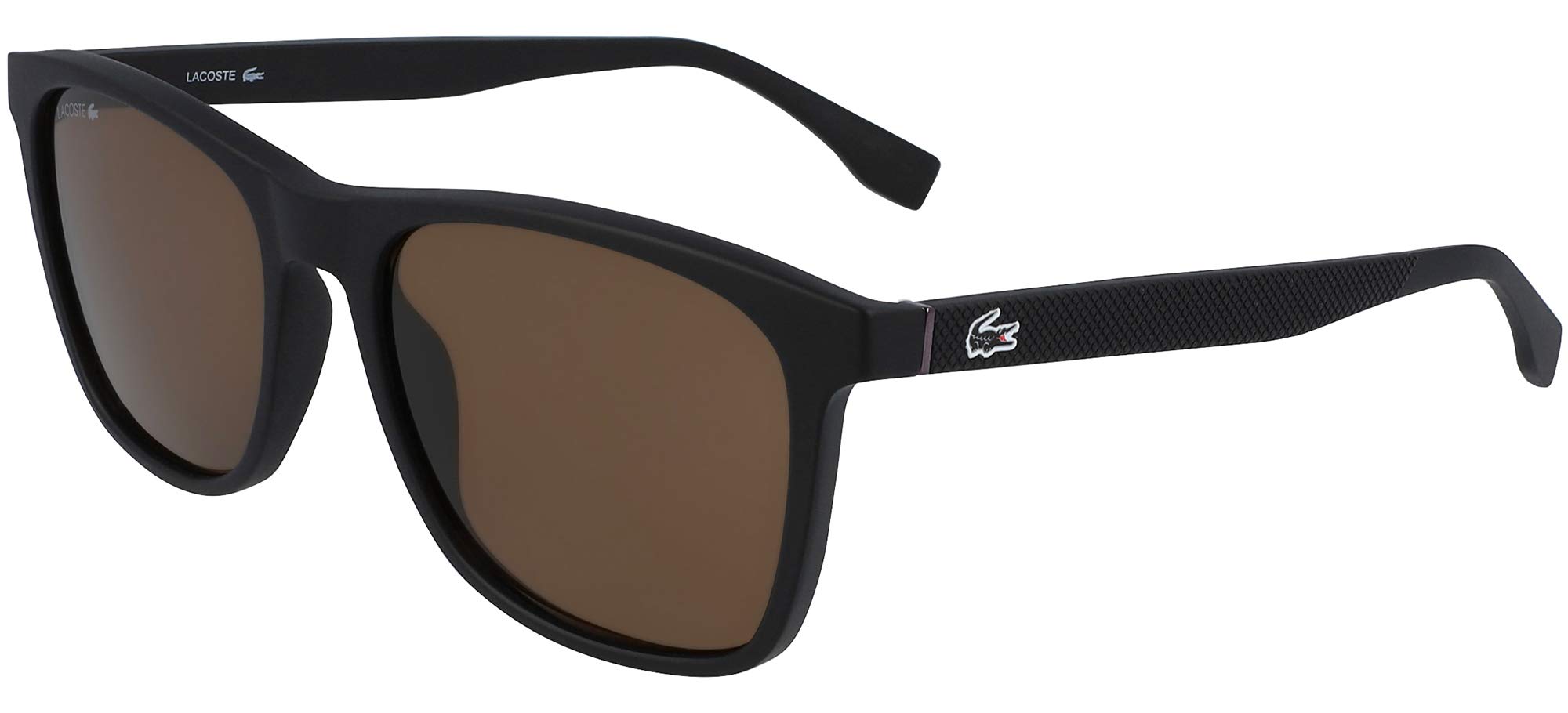 Foto 2 pulgar | Gafas De Sol Lacoste L 860 Sp 002 Negro Mate Cuadrado Marrón - Venta Internacional.