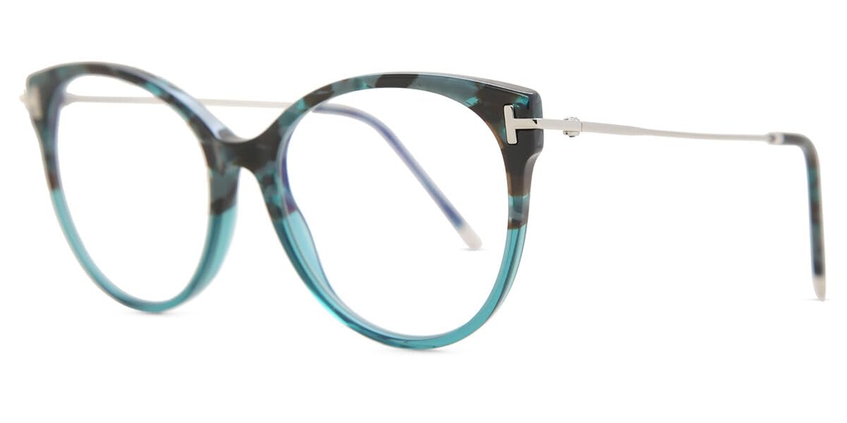 Foto 3 pulgar | Anteojos Tom Ford Ft 5770 -b 056, Color Verde Habana Con Color Verde Azulado - Venta Internacional.
