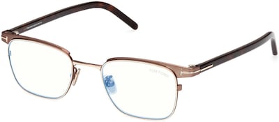 Foto 1 | Gafas De Vista Tom Ford Ft 5854 -d-b Asian Fit Shiny Dark Brown - Venta Internacional.