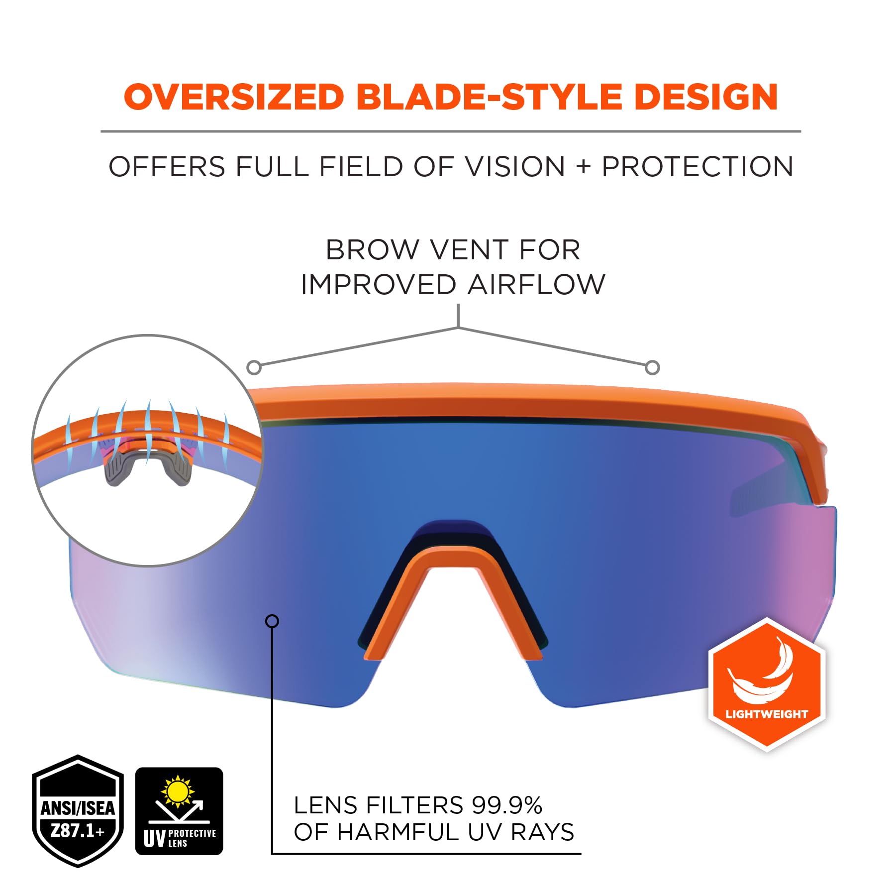 Foto 4 pulgar | Gafas De Sol De Seguridad Ergodyne Skullerz Aegir Con Lente Espejada - Venta Internacional.