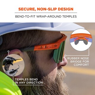 Foto 4 | Gafas De Sol De Seguridad Ergodyne Skullerz Aegir Con Lente Espejada - Venta Internacional.