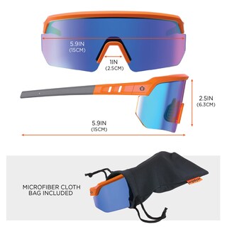 Foto 5 | Gafas De Sol De Seguridad Ergodyne Skullerz Aegir Con Lente Espejada - Venta Internacional.