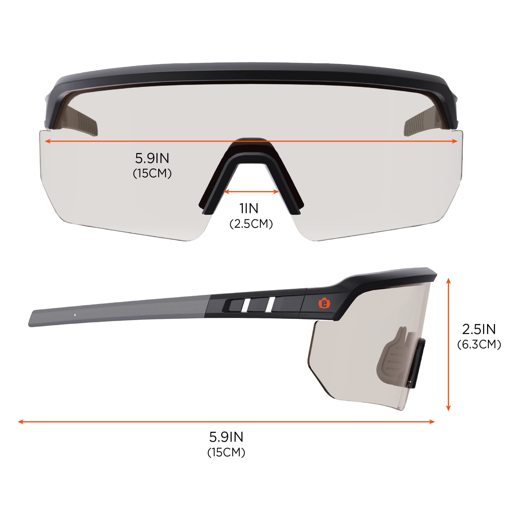 Foto 7 pulgar | Gafas De Seguridad Ergodyne Skullerz Aegir Ansi Z87.1+ Uv400 - Venta Internacional.