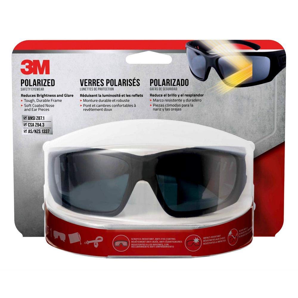 Foto 1 | Gafas De Seguridad 3m Polarizadas Antivaho Negras - Venta Internacional.