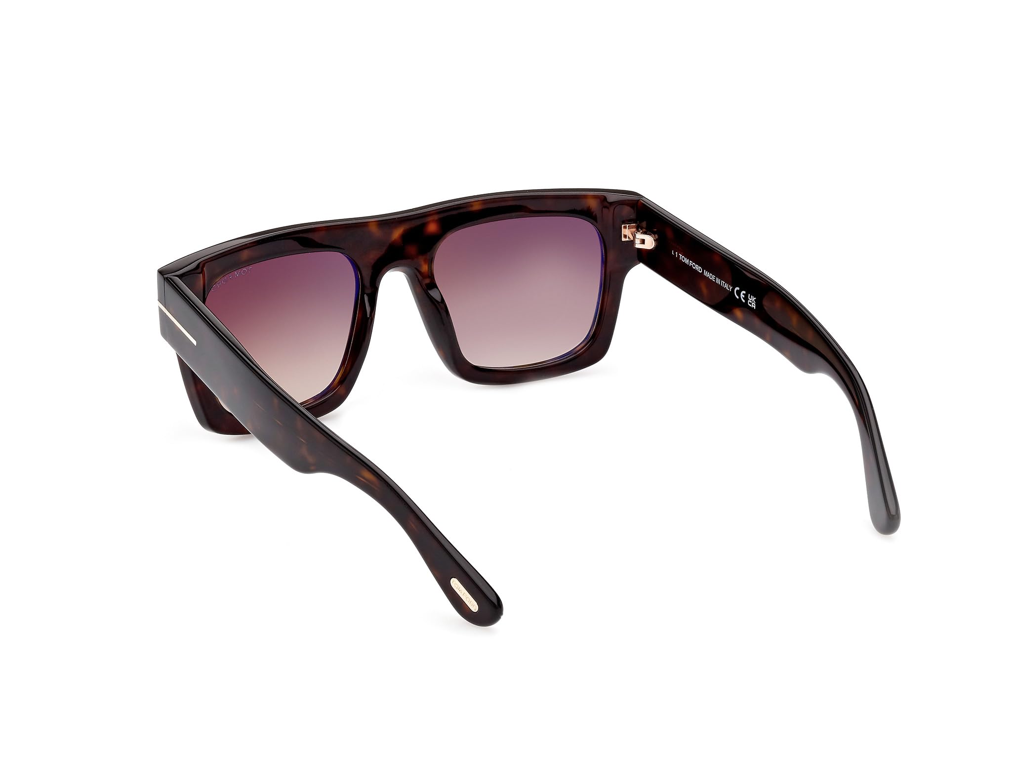 Foto 8 pulgar | Gafas De Sol Tom Ford Fausto Ft 0711 Habana Oscuro/marrón Claro - Venta Internacional.
