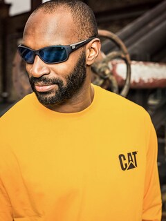 Foto 2 | Gafas De Sol Caterpillar Sensor Polarizadas Para Hombre, Color Gris 62mm - Venta Internacional.