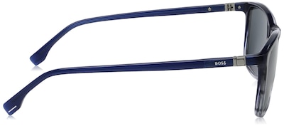 Foto 3 | Lentes de Sol Hugo Boss 1434/s Blue Horn Gris para Hombre - Venta Internacional