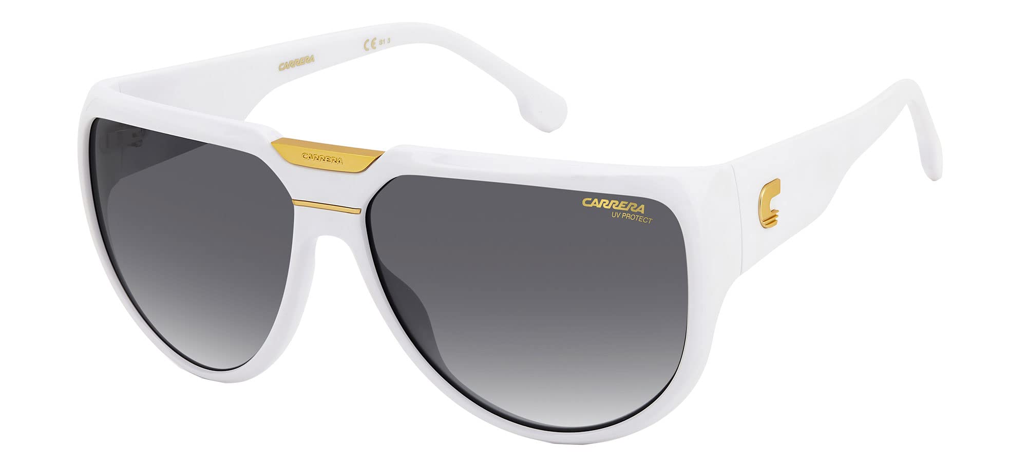 Foto 2 pulgar | Gafas De Sol Carrera Flaglab 13, Color Blanco/gris, Unisex, 62 Mm - Venta Internacional.