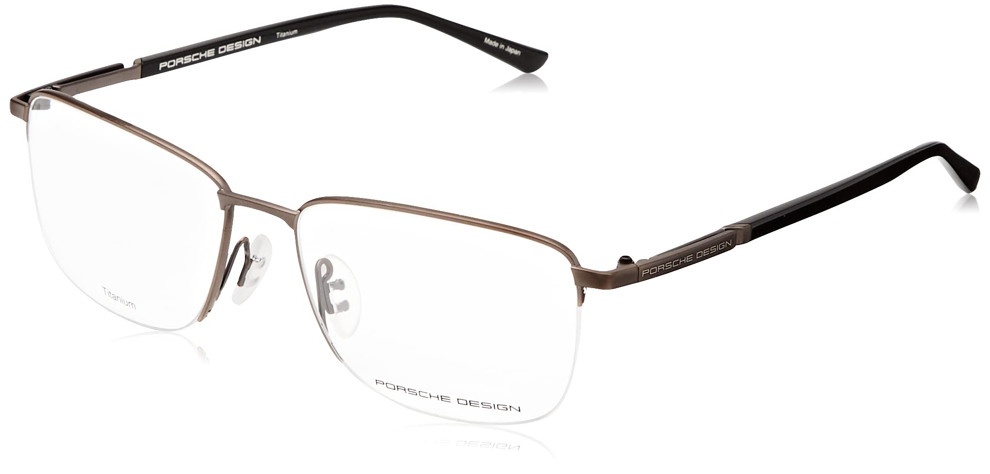 Foto 2 pulgar | Marco De Gafas Porsche Design P8730 C Para Hombre De 56 Mm, Color Marrón Y Negro - Venta Internacional.